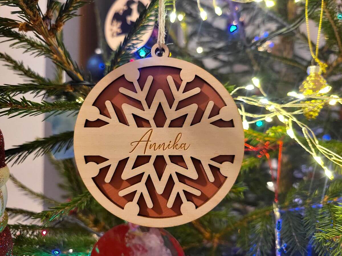 Nimeline jõuluehe "Jõulukristall" - Image 3