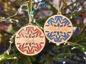 Nimeline jõuluehe "Jõulukristall"