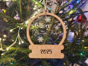 Nimeline jõuluehe "Minu esimesed jõulud"