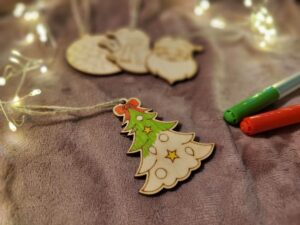 Jõuluehete komplekt "Värvi ise"