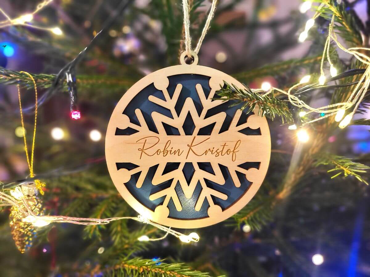 Nimeline jõuluehe "Jõulukristall" - Image 2